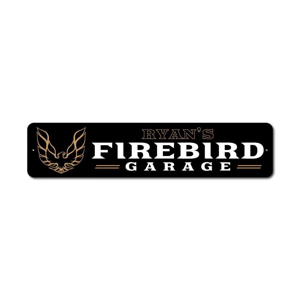 Firebird Garage Metal Sign