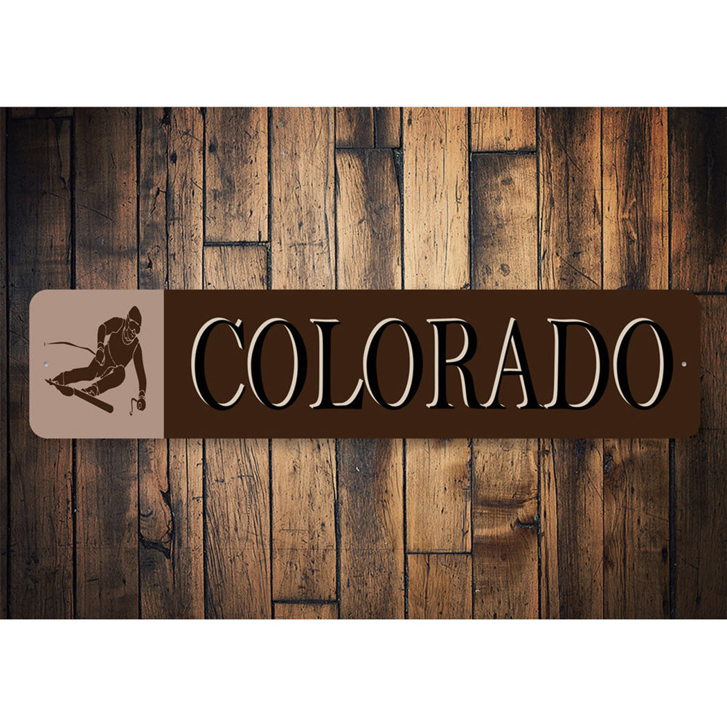 Colorado Skier Sign