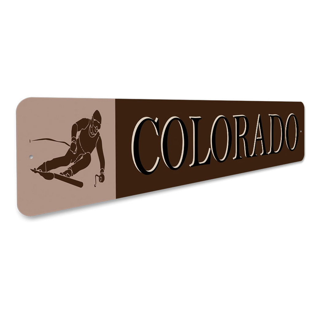 Colorado Skier Sign