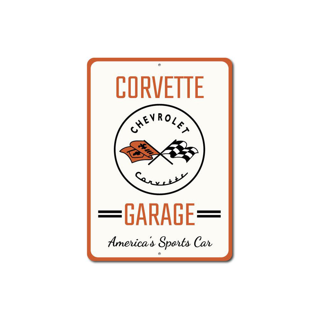 Corvette Sports Car Sign