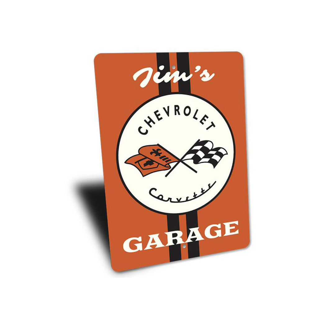 Corvette Flags Sign