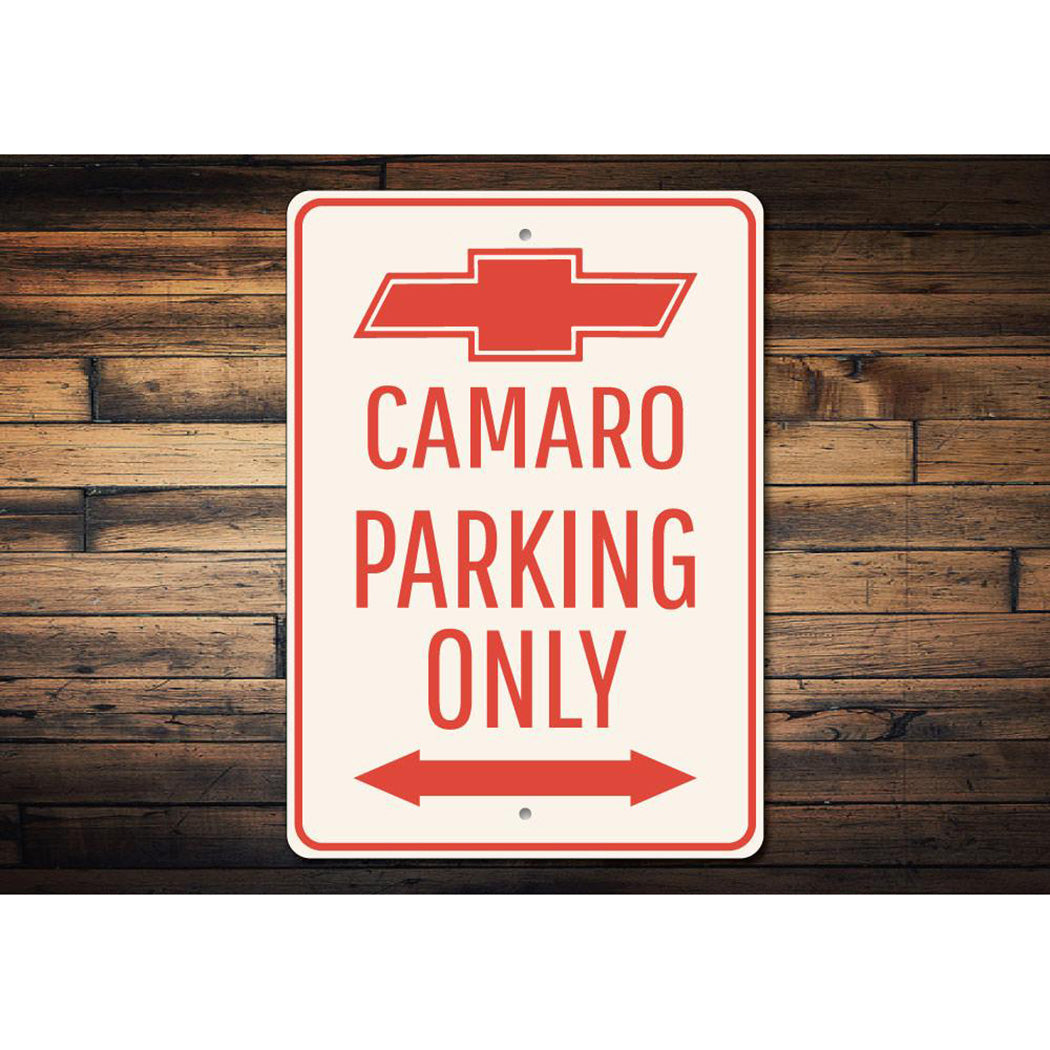Camaro Parking Only Sign