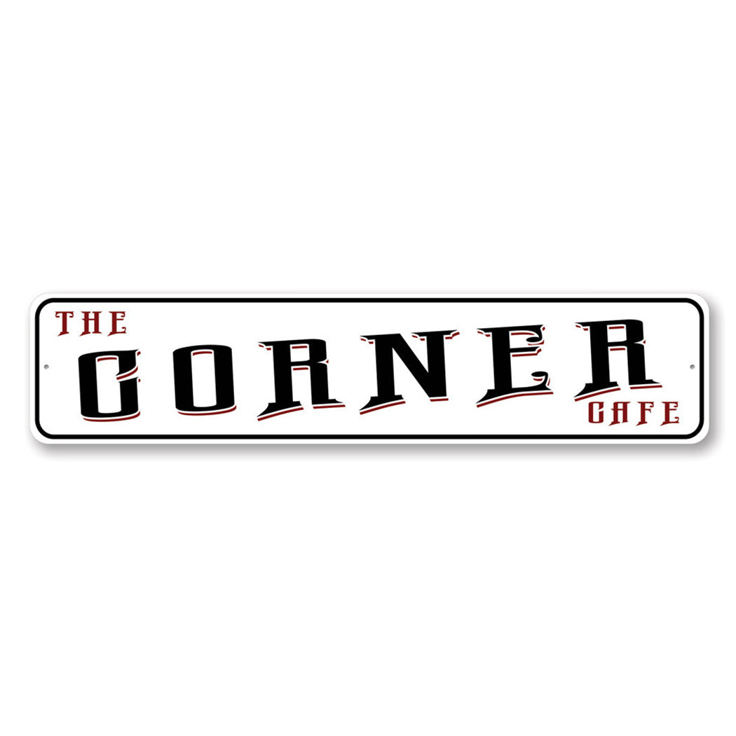 The Corner Cafe Sign