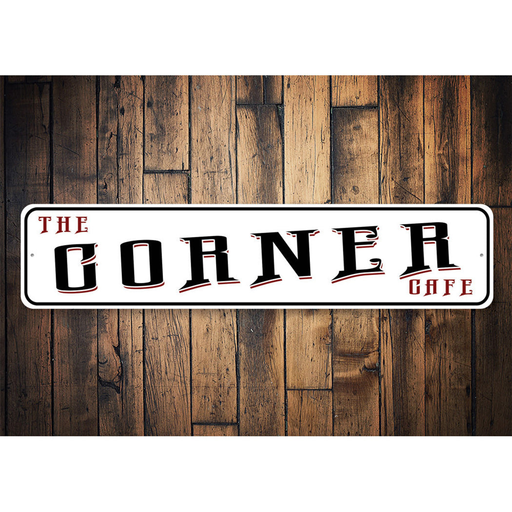 The Corner Cafe Sign