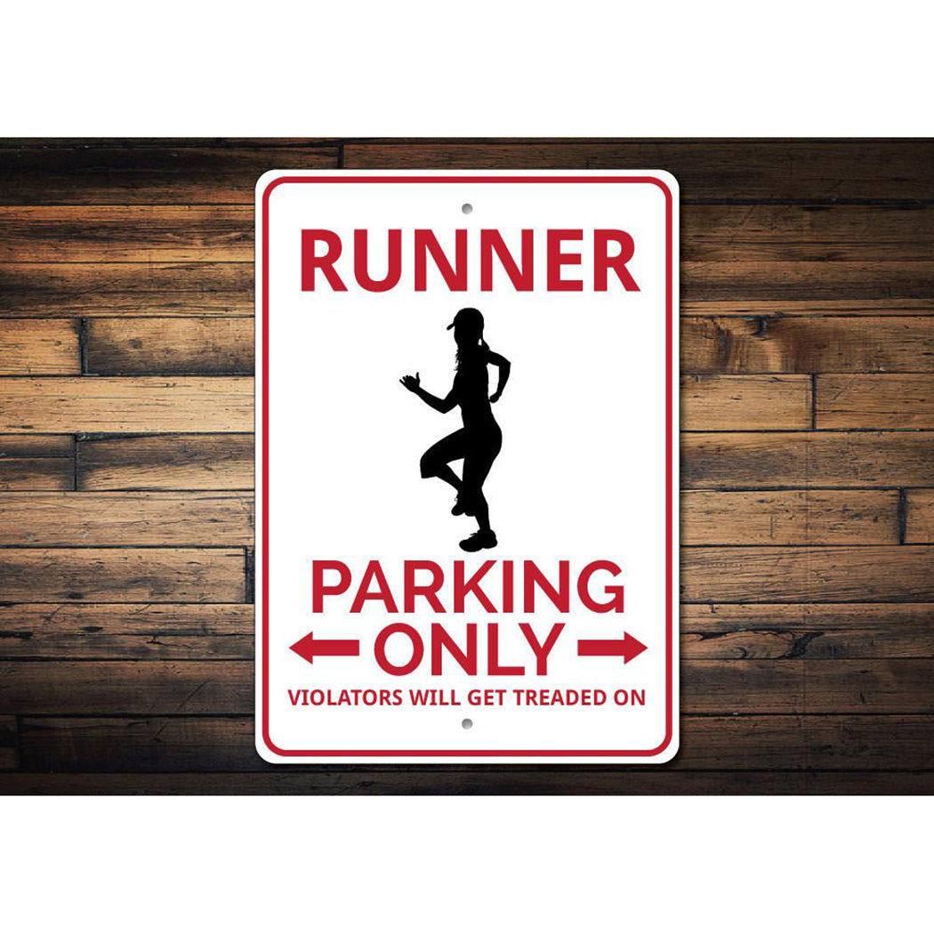 Runner Parking Sign