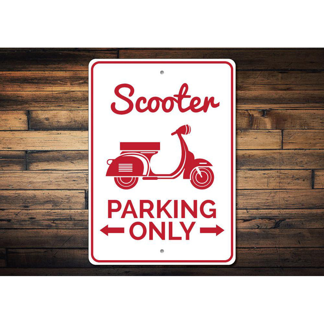 Scooter Parking Sign