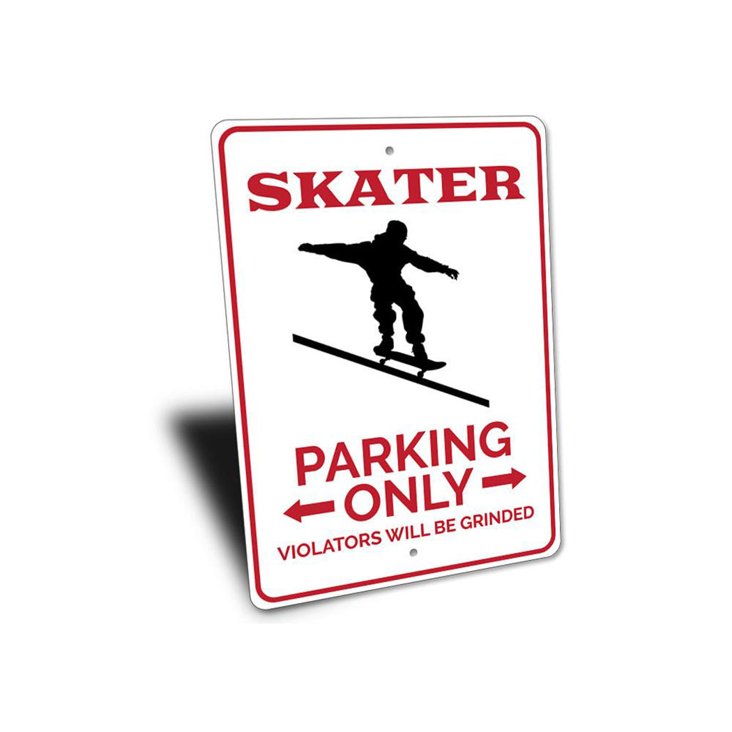Skater Parking Sign