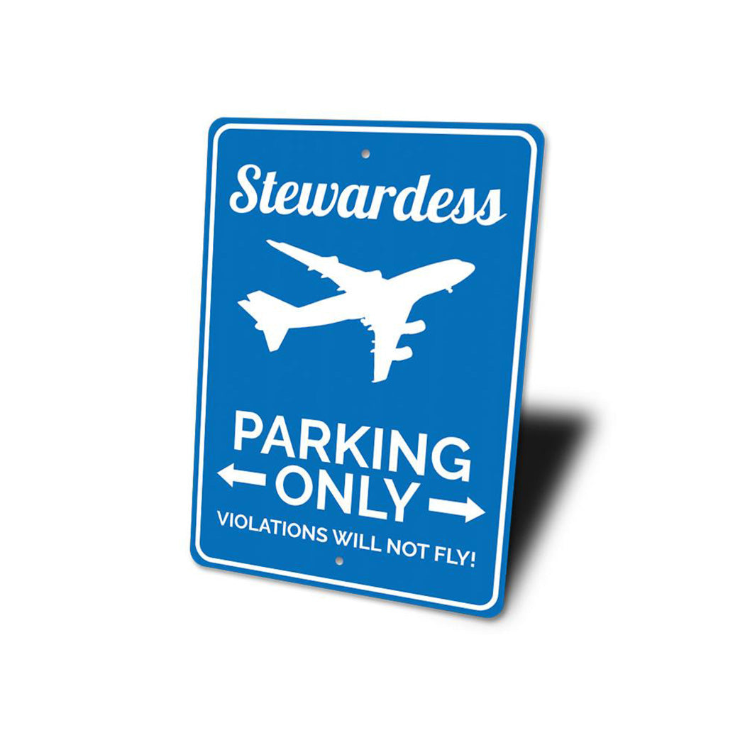 Stewardess Parking Sign
