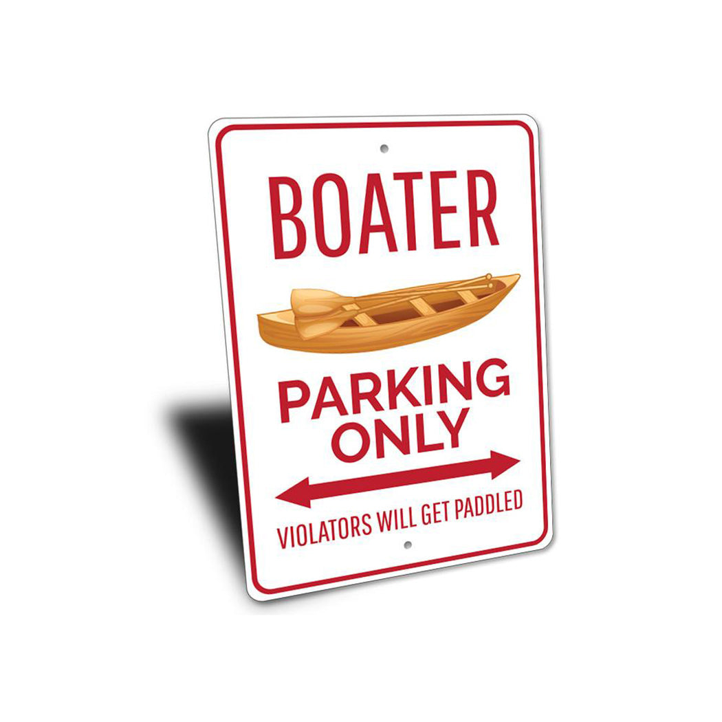 Boater Parking Sign