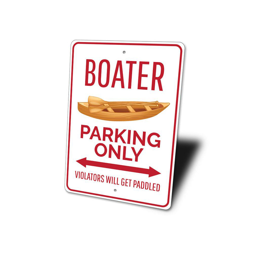 Boater Parking Sign