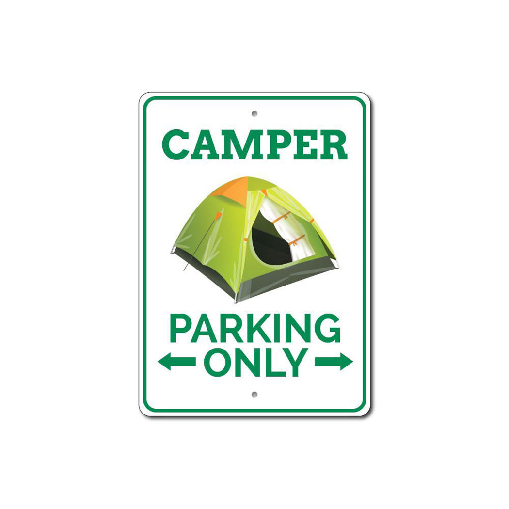 Camper Parking Sign