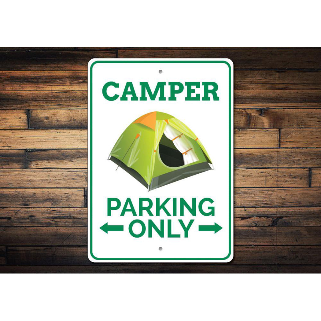 Camper Parking Sign
