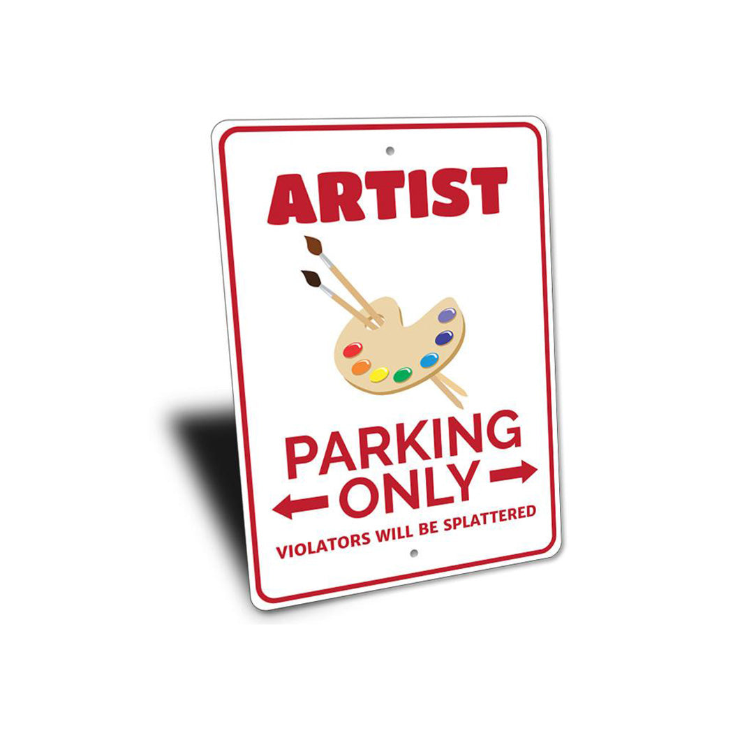 Artist Parking Sign