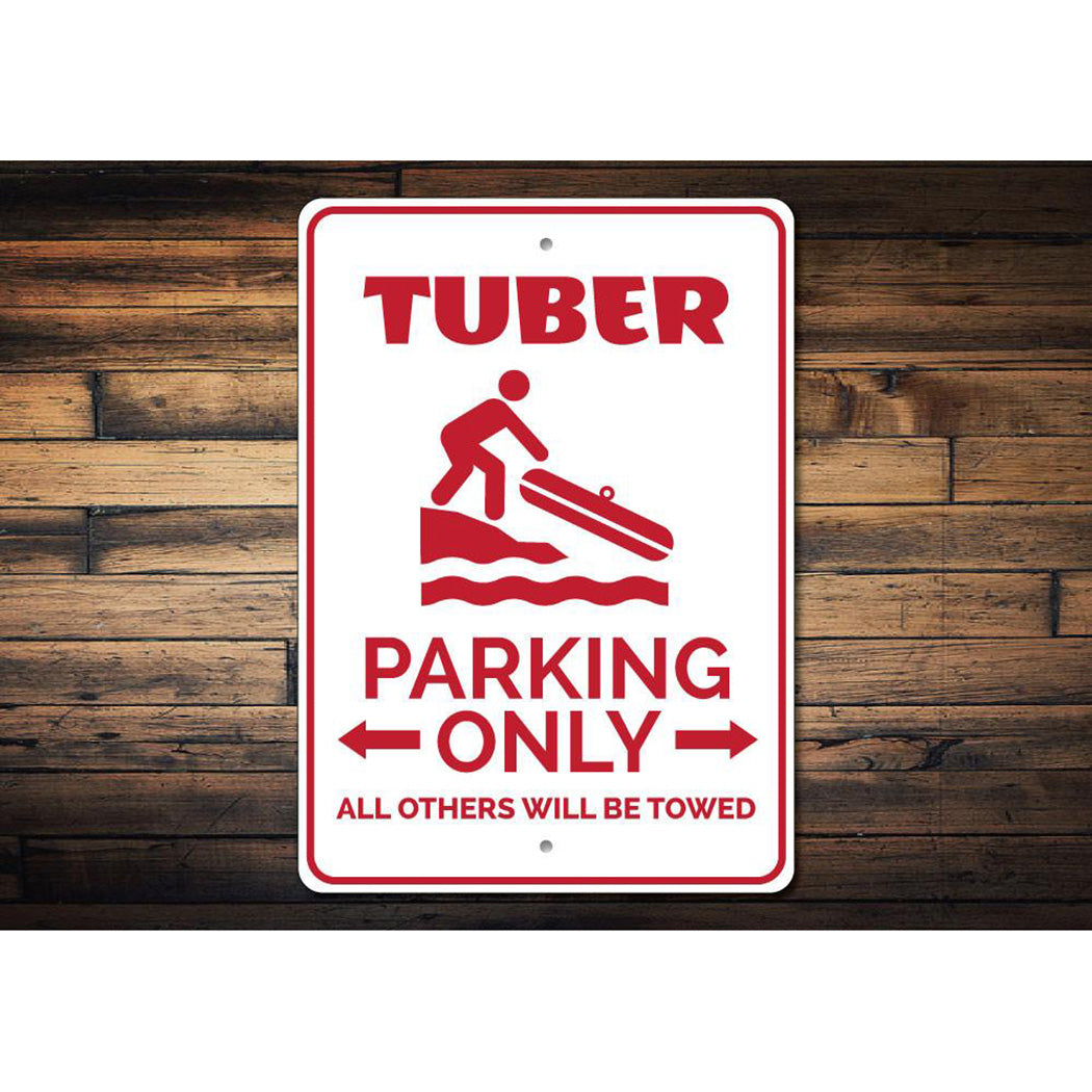 Tuber Parking Sign