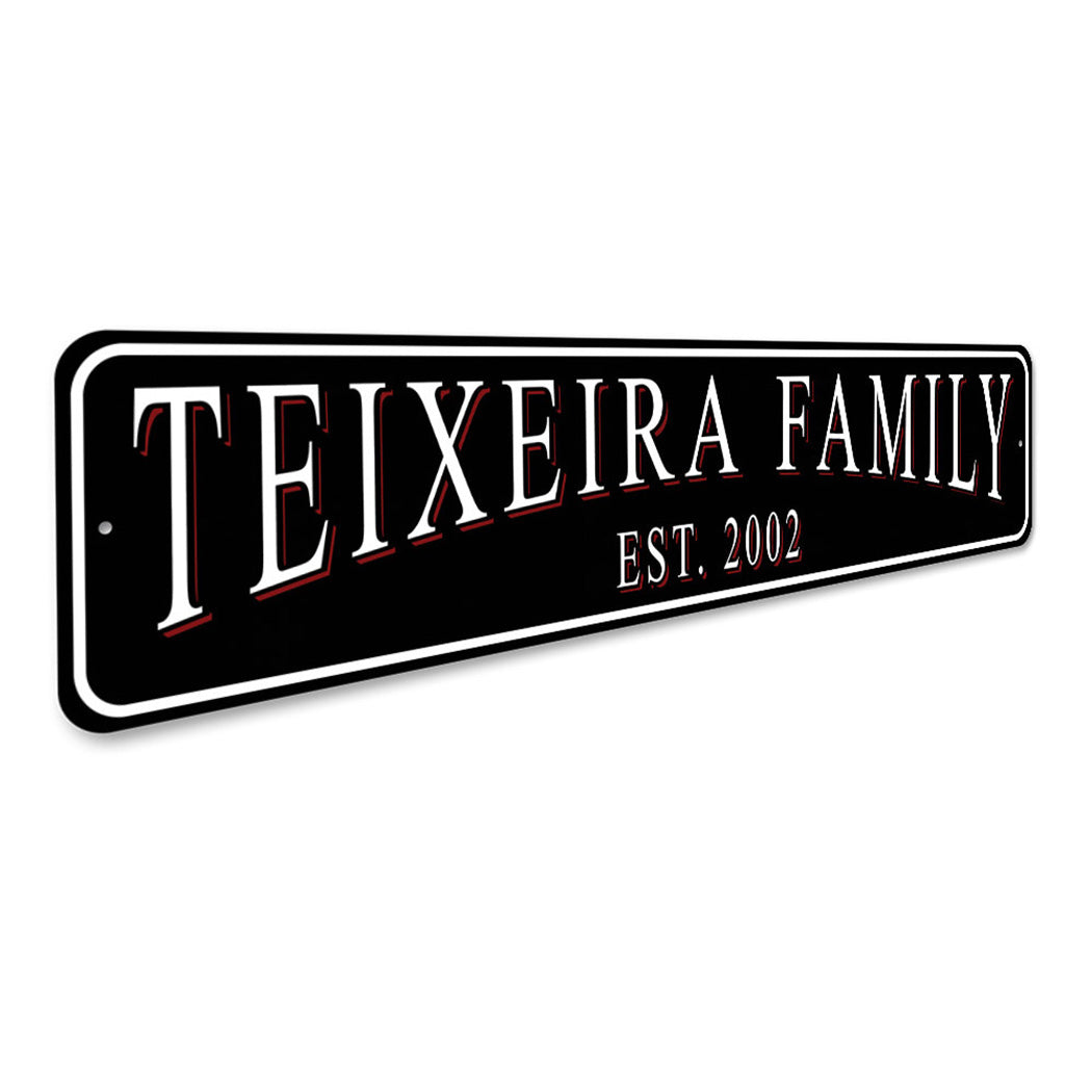 Family Name Established Year Sign