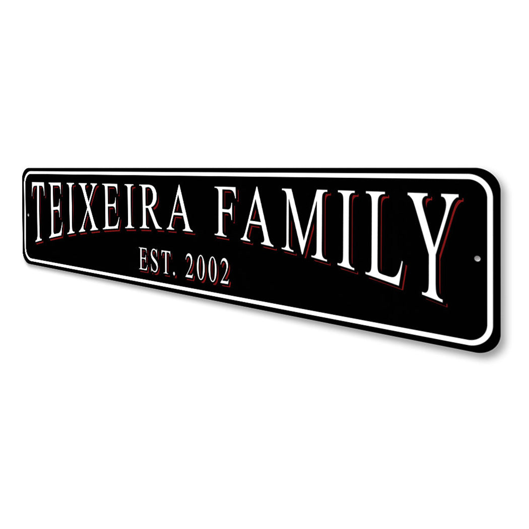 Family Name Established Year Sign