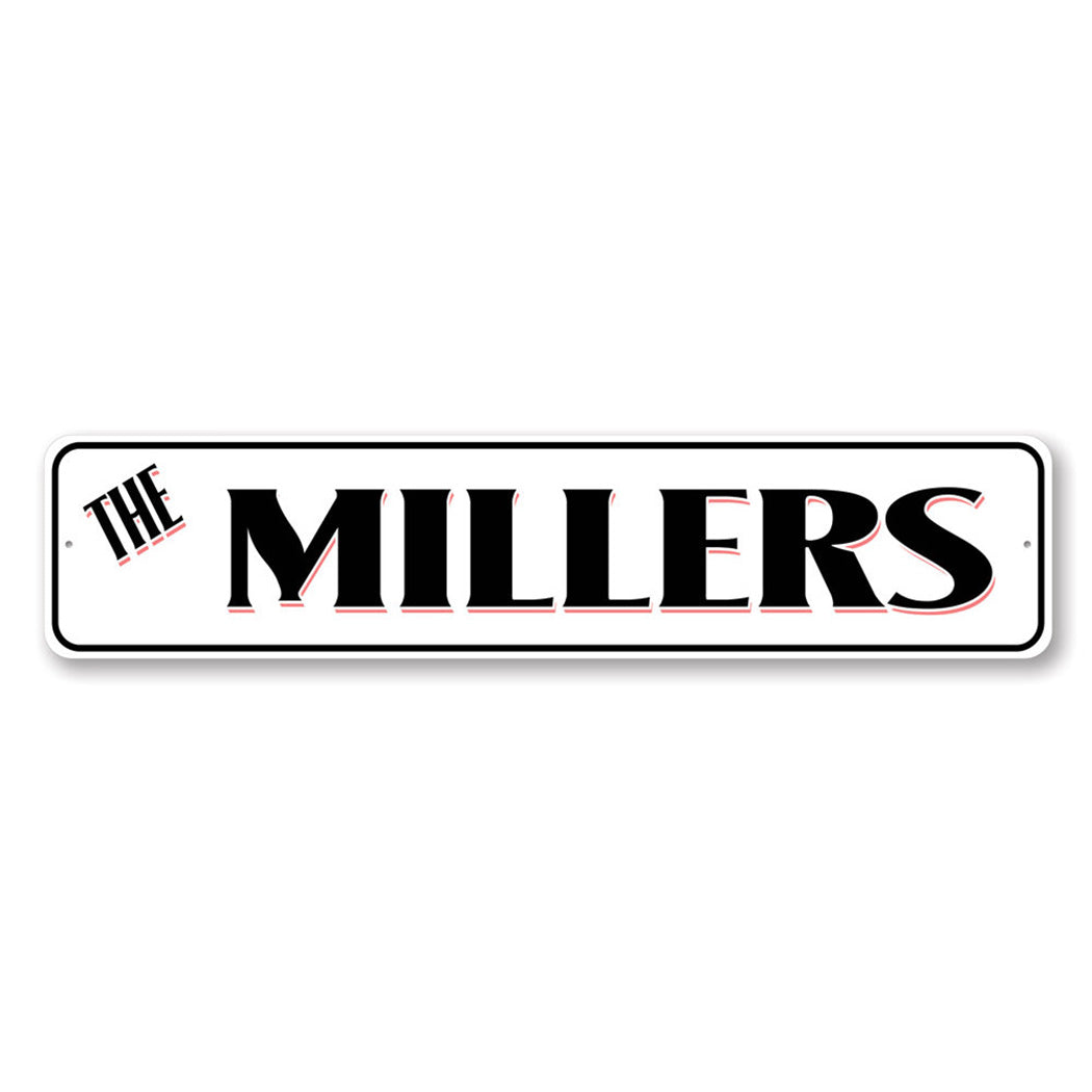 Personalized Family Name Sign