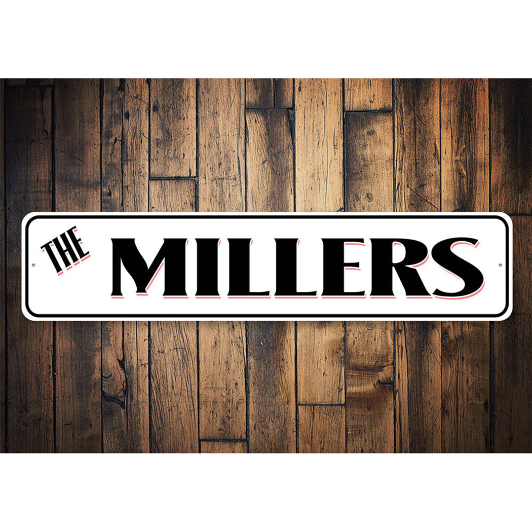 Personalized Family Name Sign