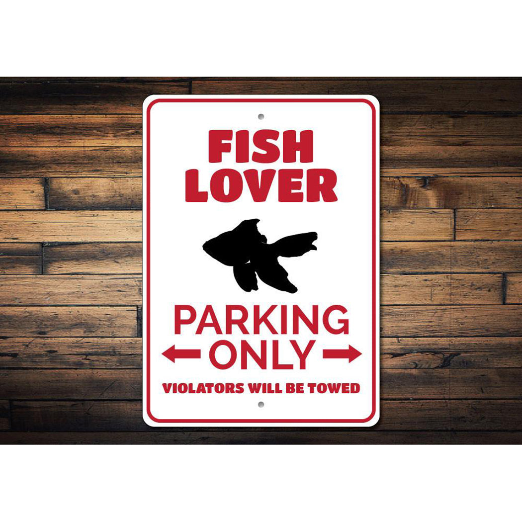 Fish Parking Sign
