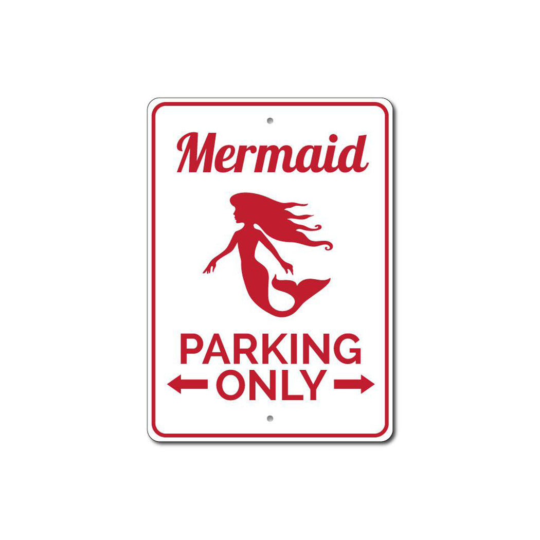 Mermaid Parking Sign