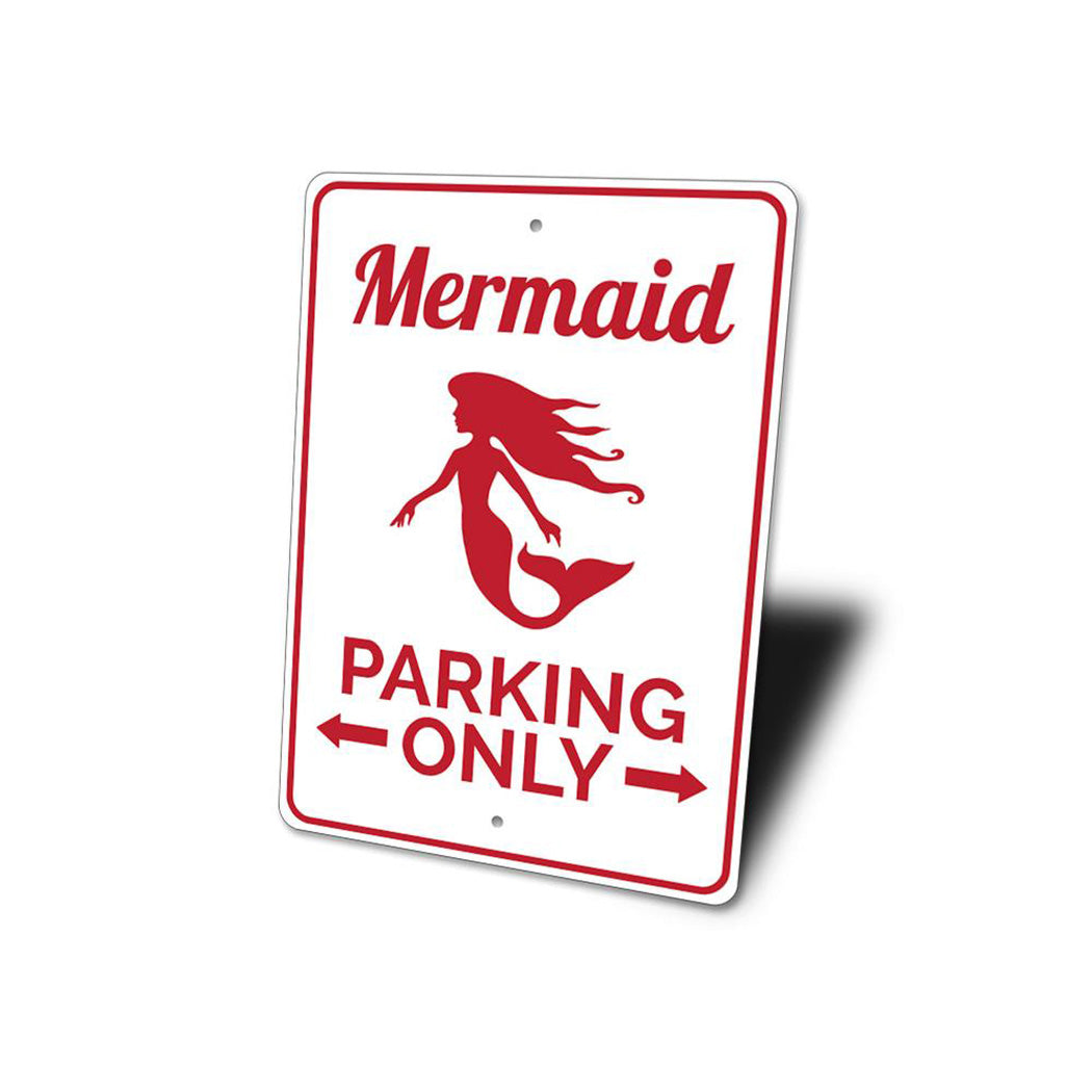 Mermaid Parking Sign