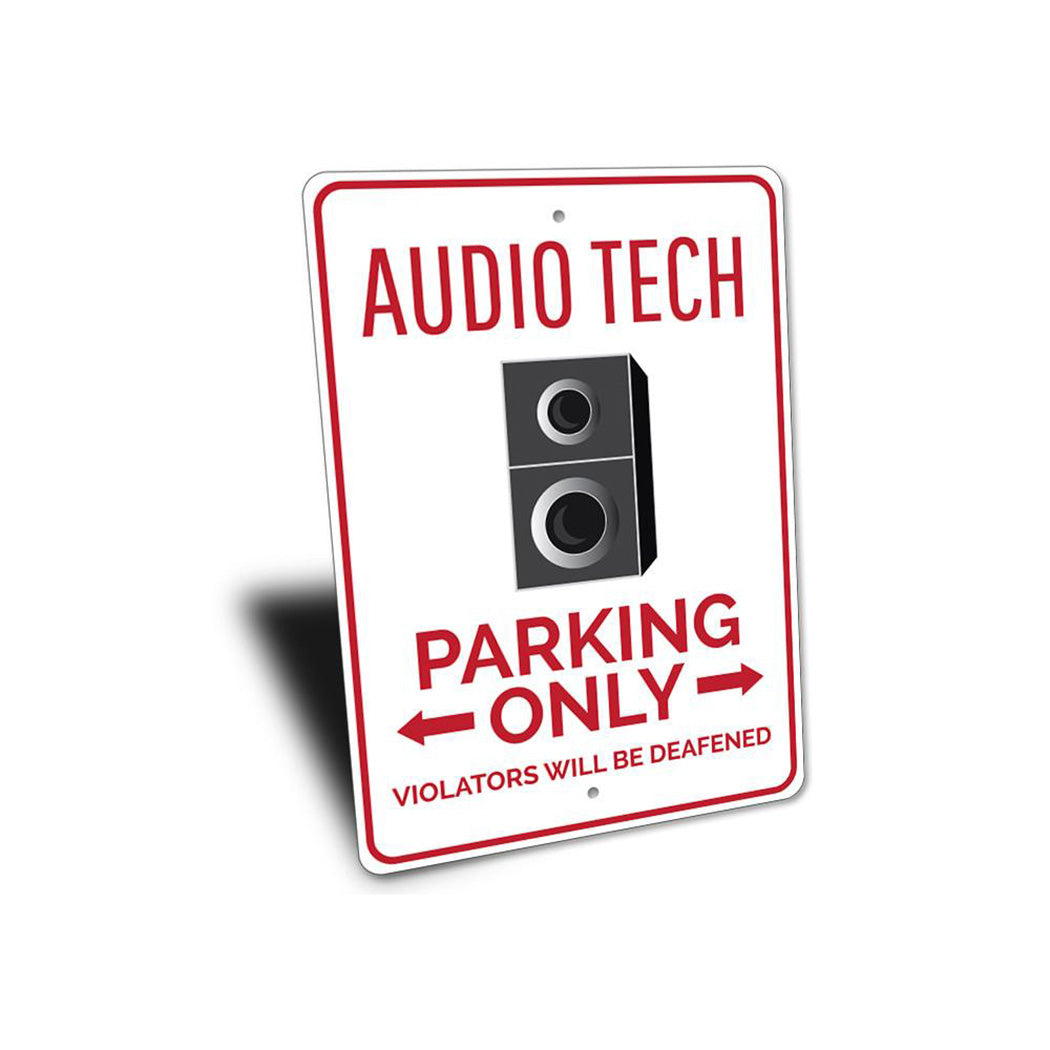 Audio Tech Parking Sign