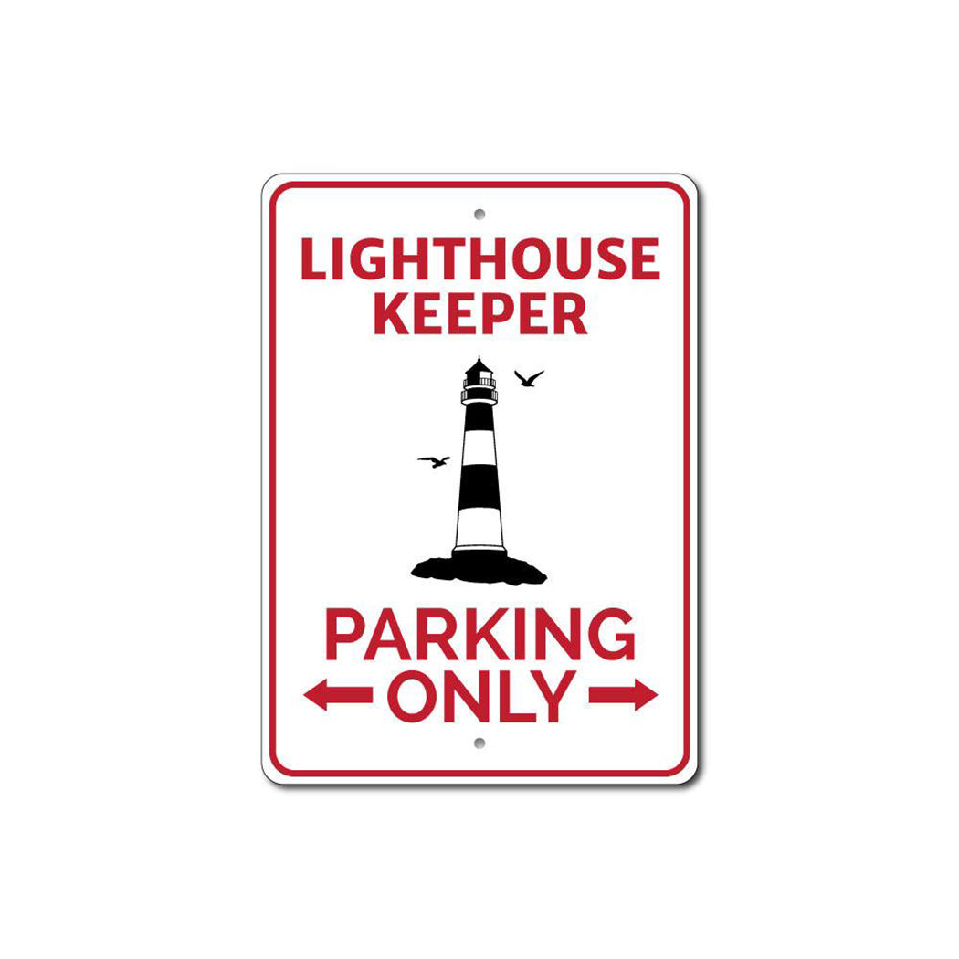 Lighthouse Parking Sign