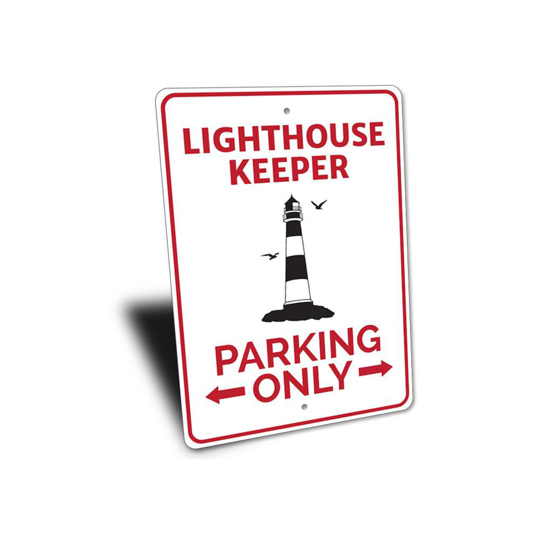 Lighthouse Parking Sign