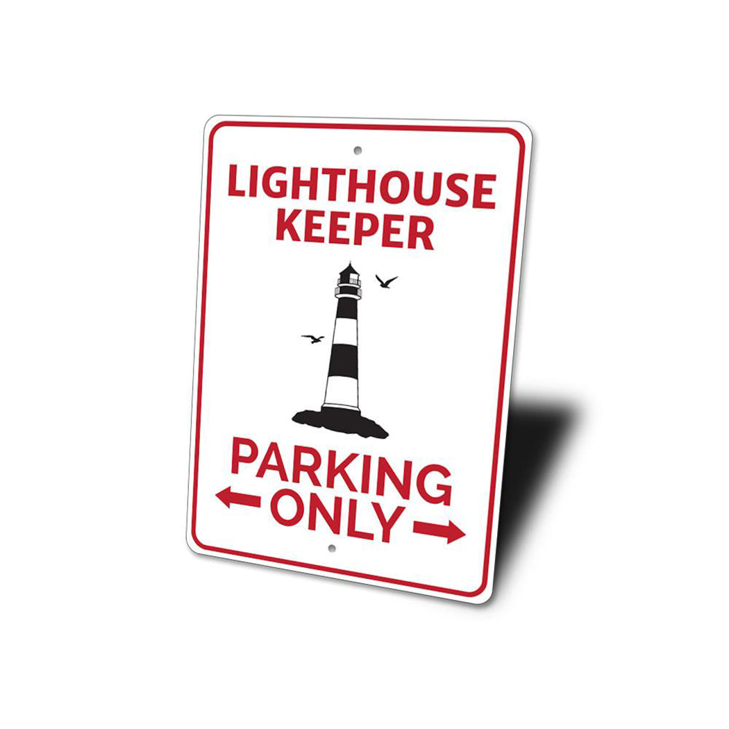 Lighthouse Parking Sign