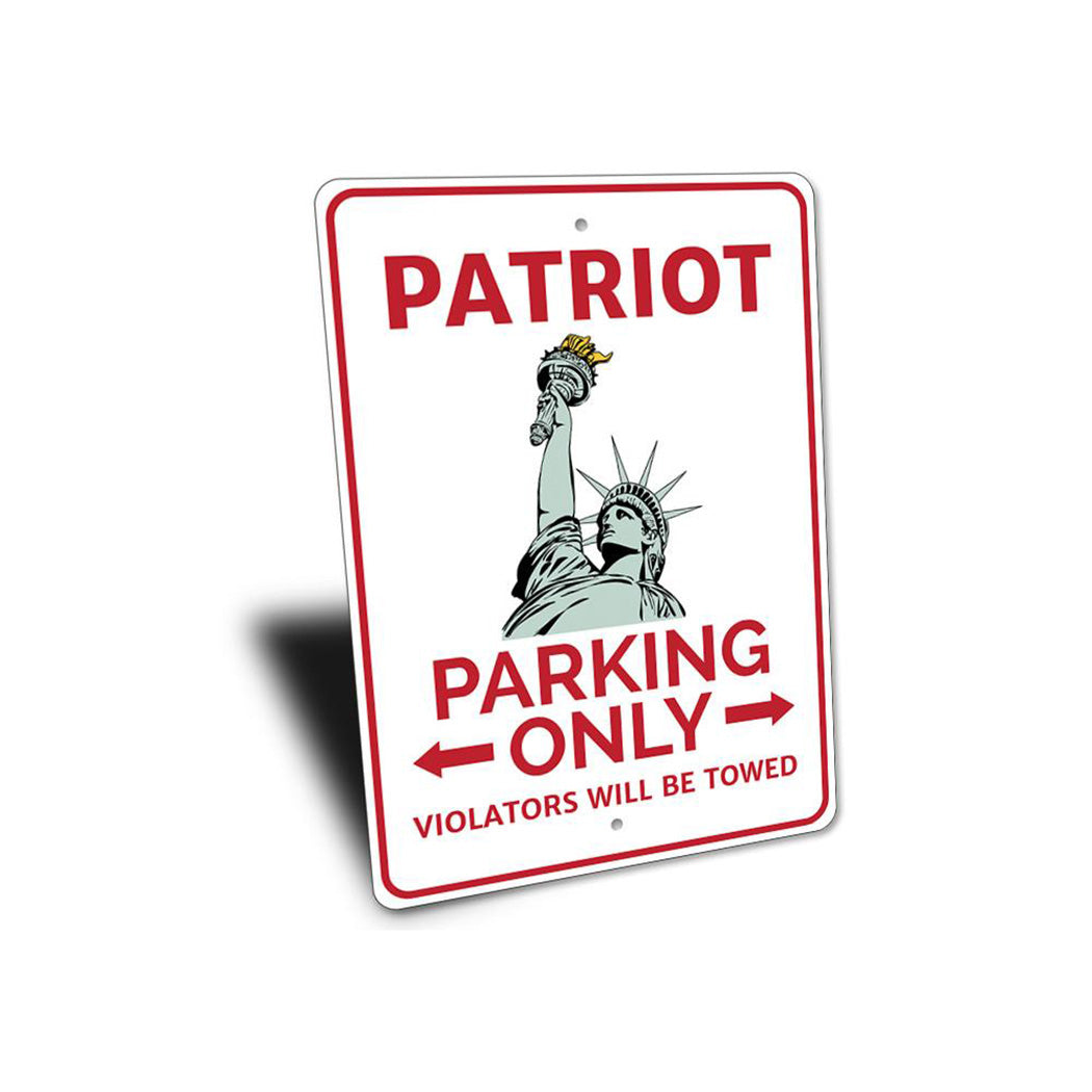 Patriot Parking Sign