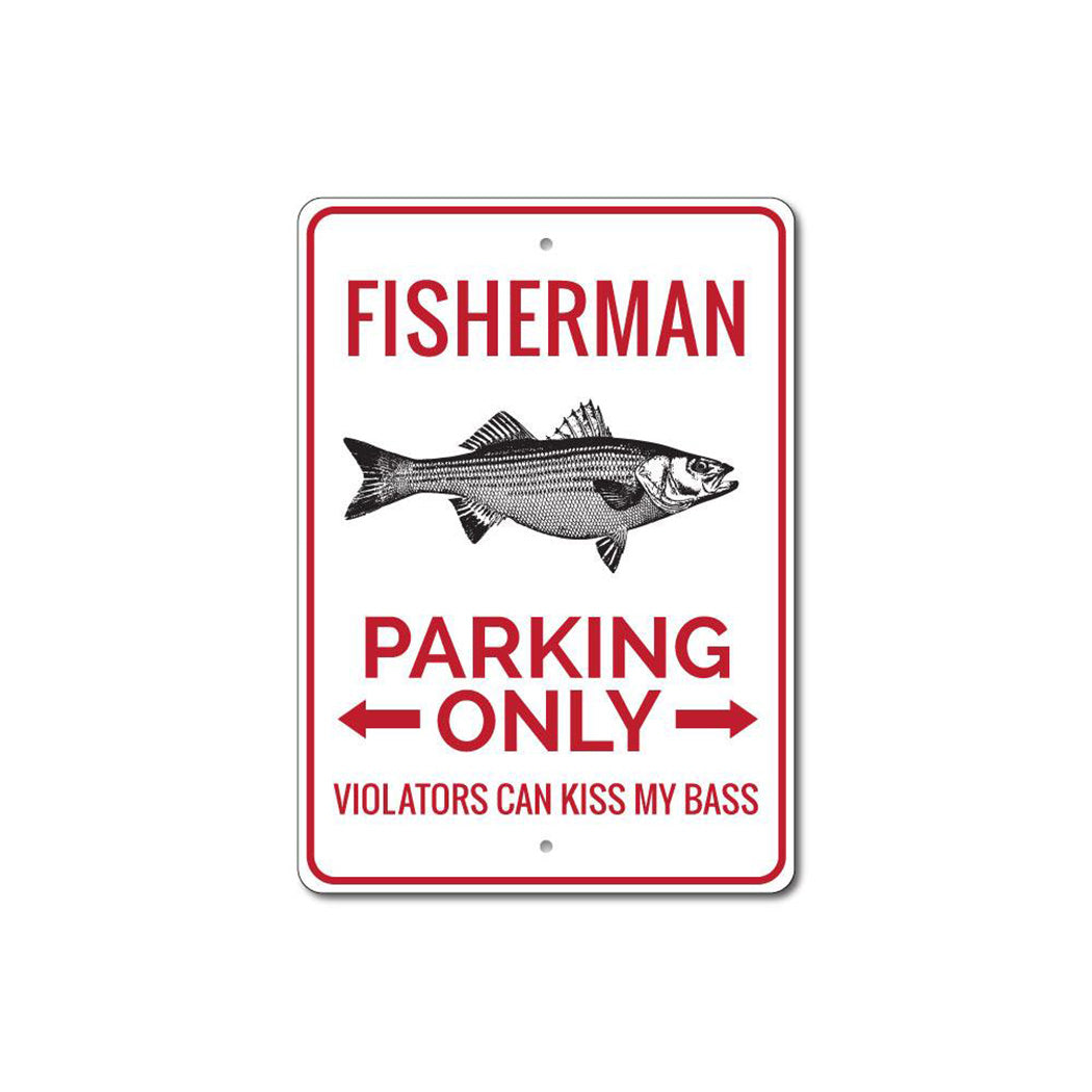 Fisherman Parking Sign