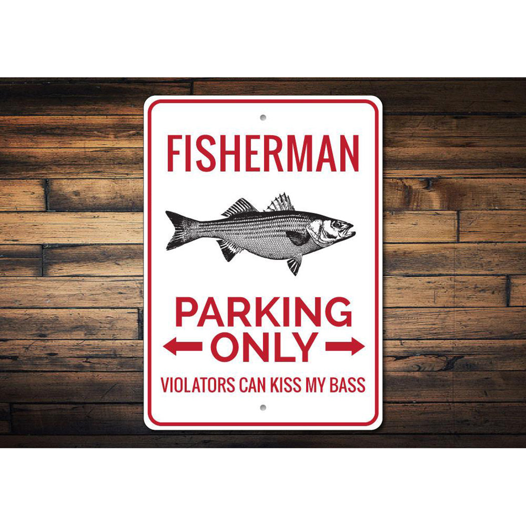 Fisherman Parking Sign
