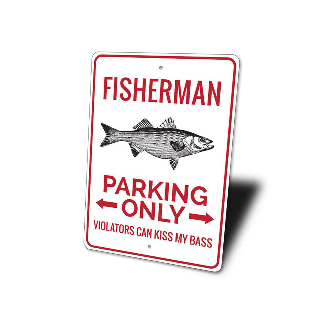 Fisherman Parking Sign