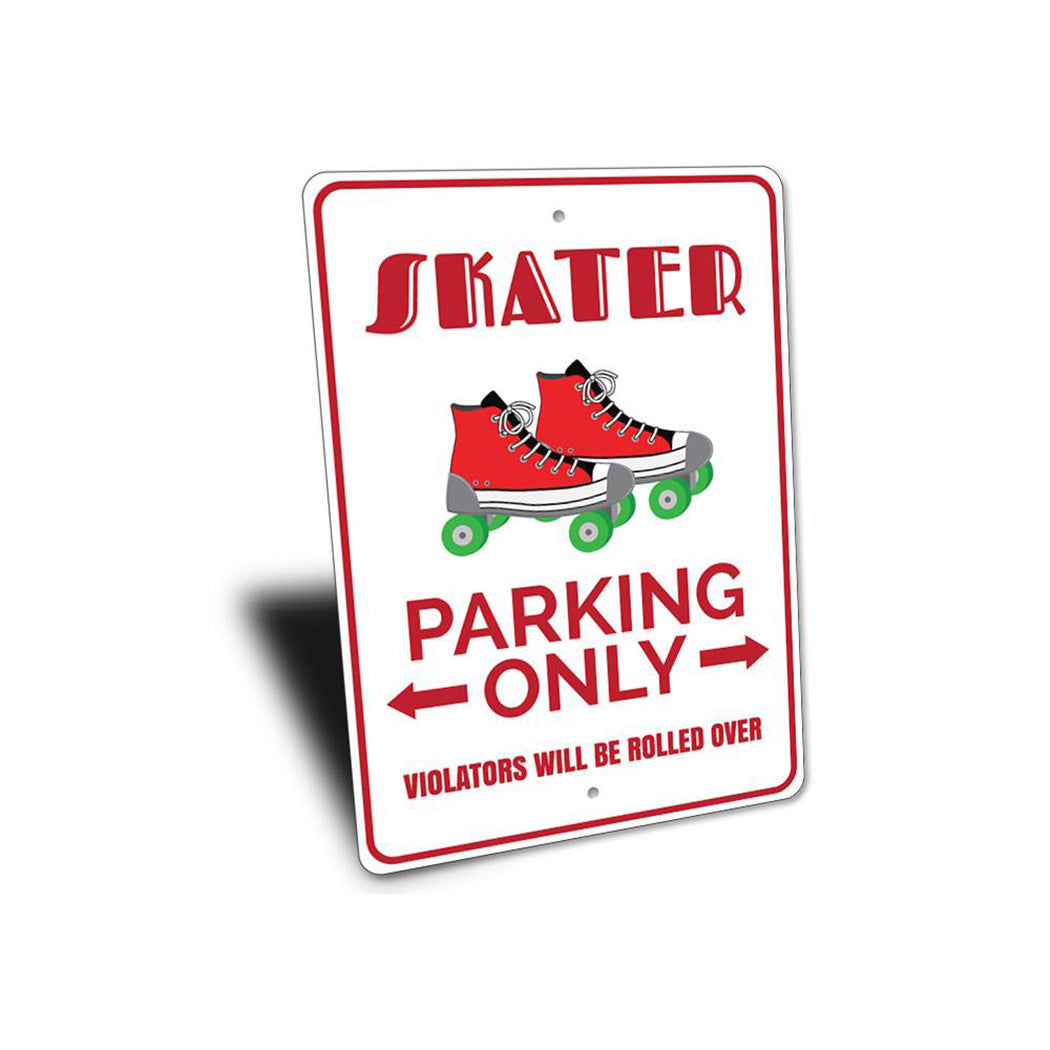 Roller Skate Parking Sign