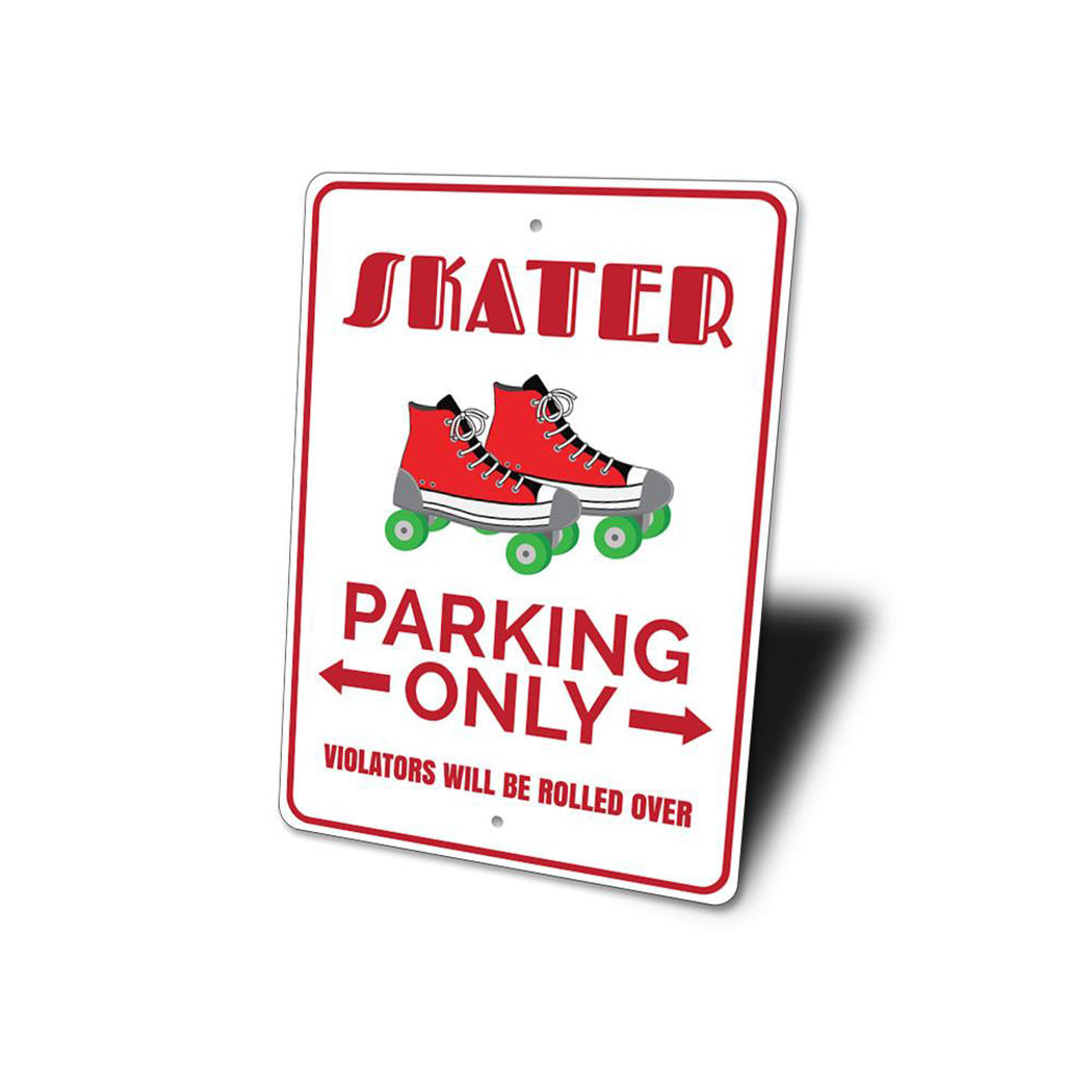 Roller Skate Parking Sign