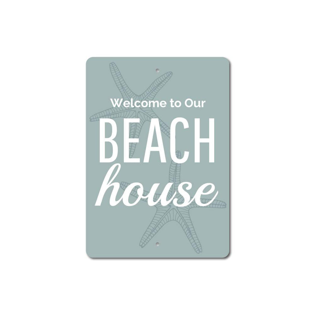 Beach House Welcome Sign