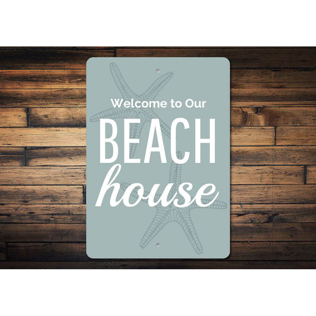 Beach House Welcome Sign