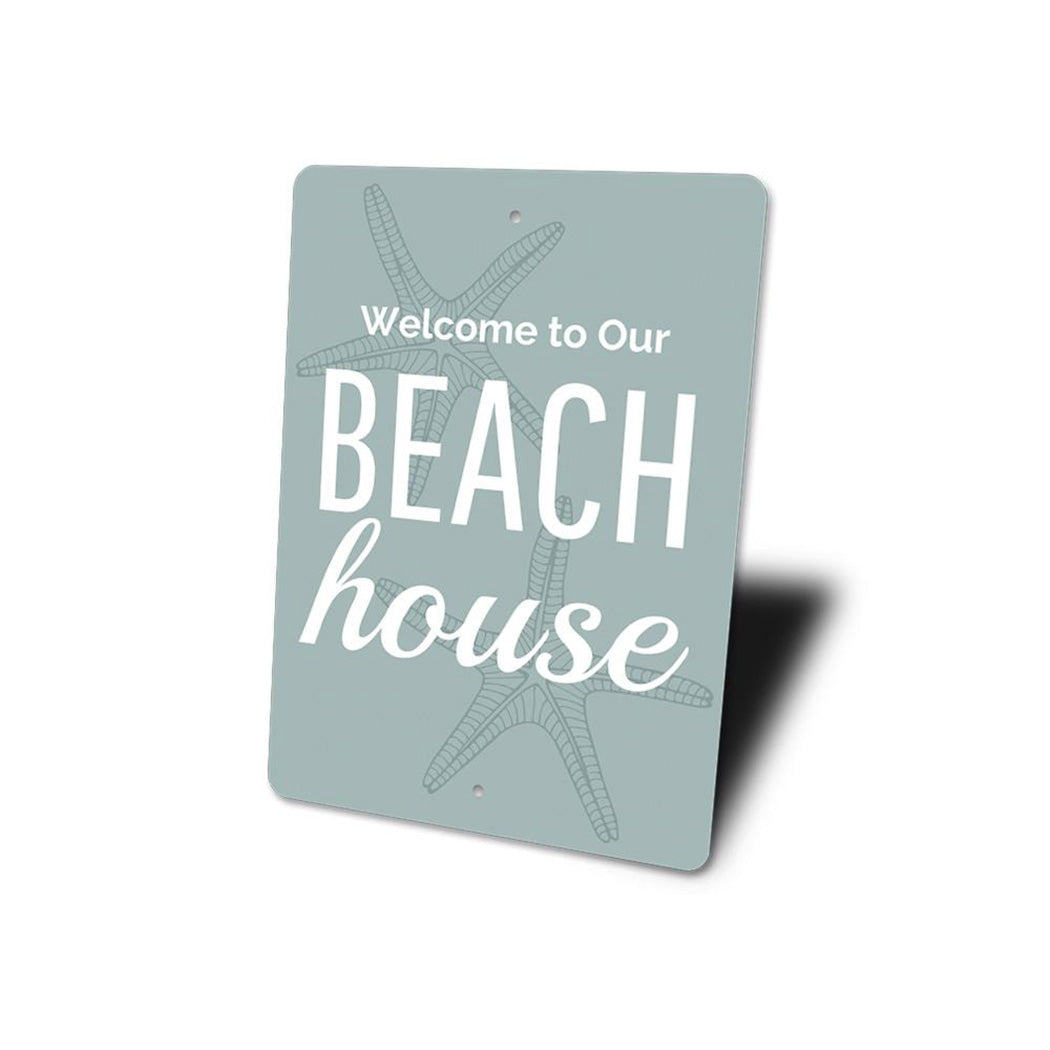 Beach House Welcome Sign