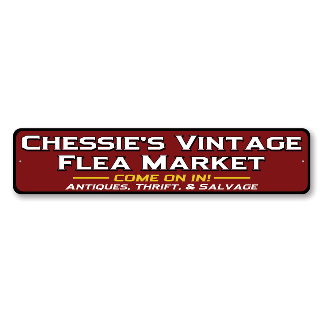 Custom Flea Market Sign