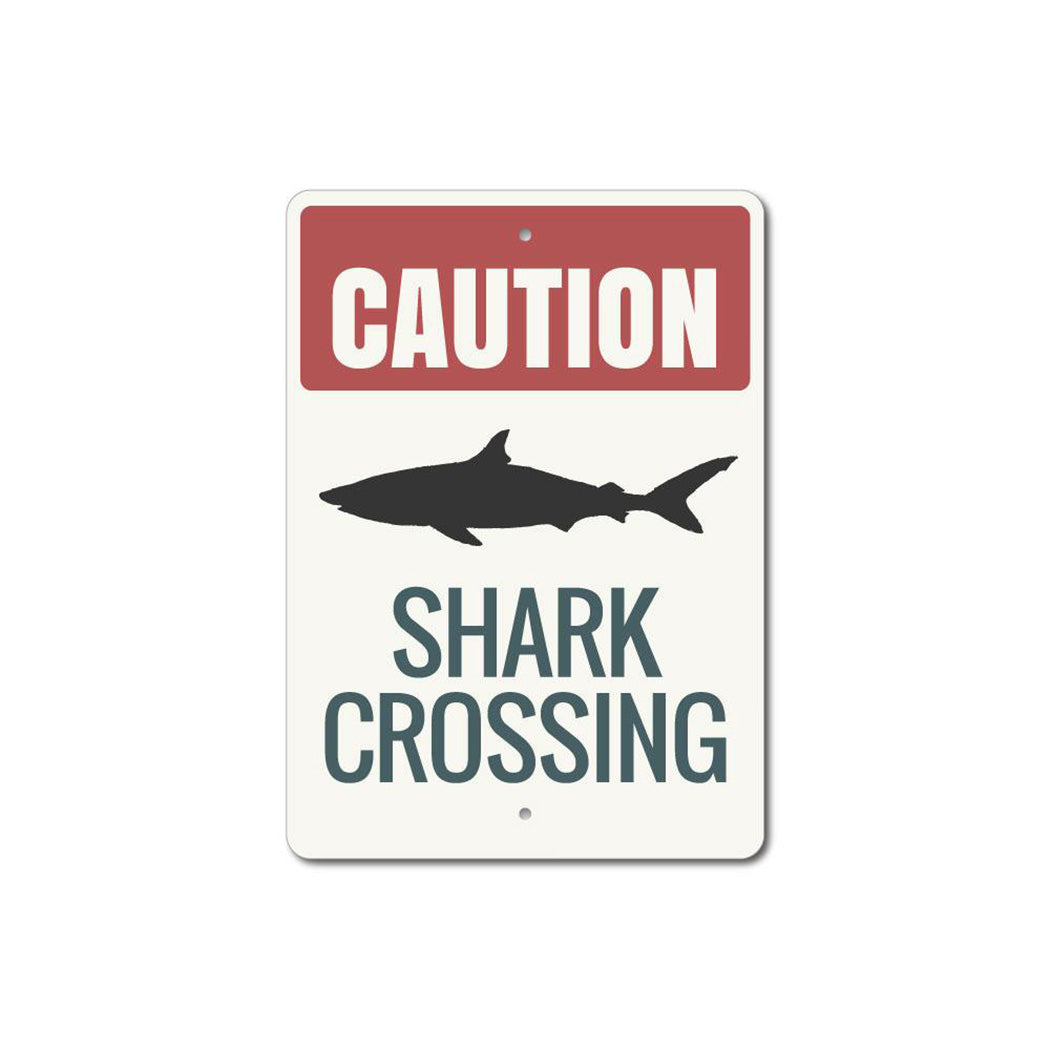 Shark Caution Sign