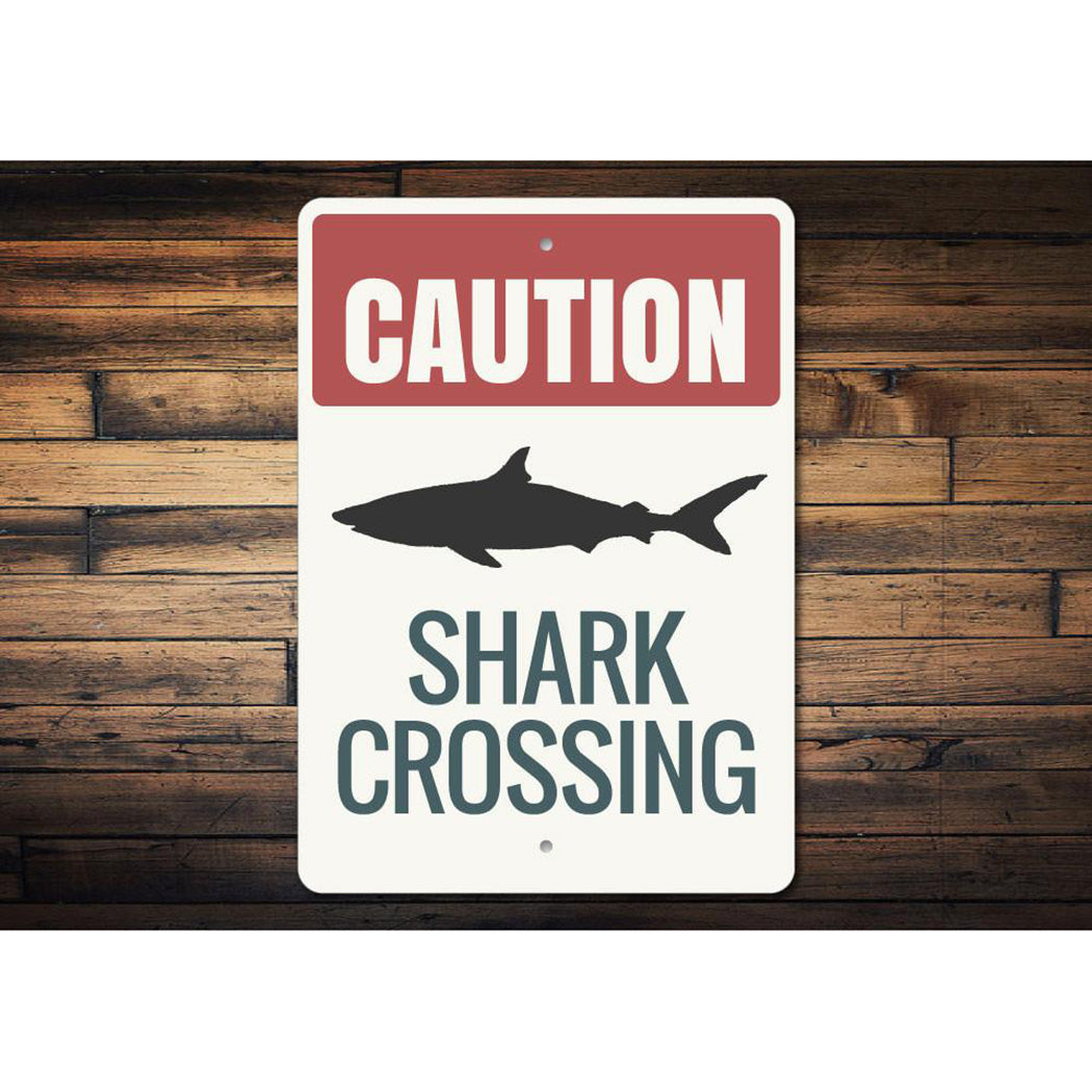 Shark Caution Sign