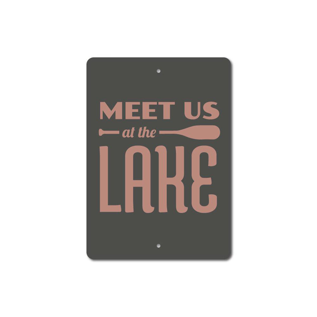 Lake Oar Sign