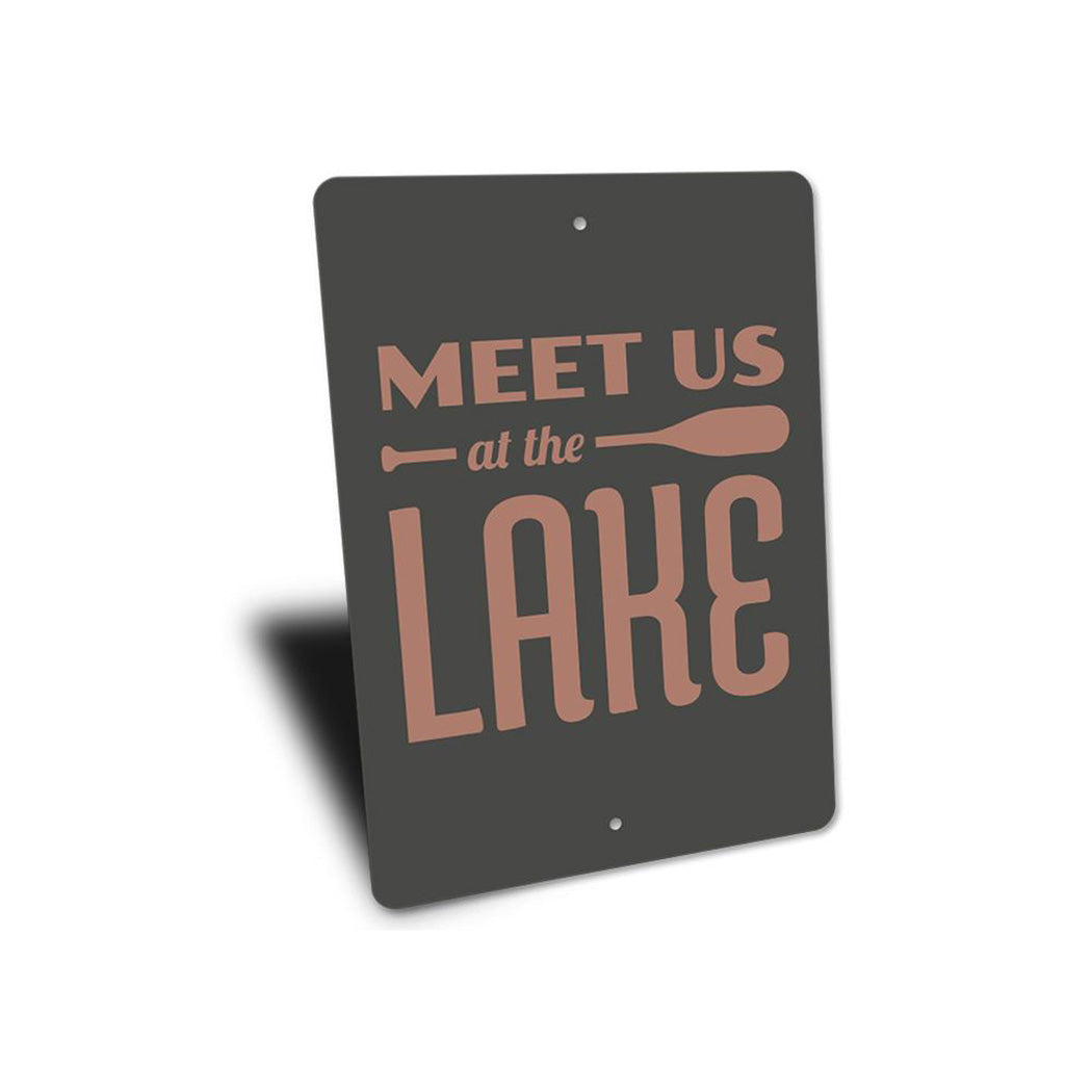 Lake Oar Sign