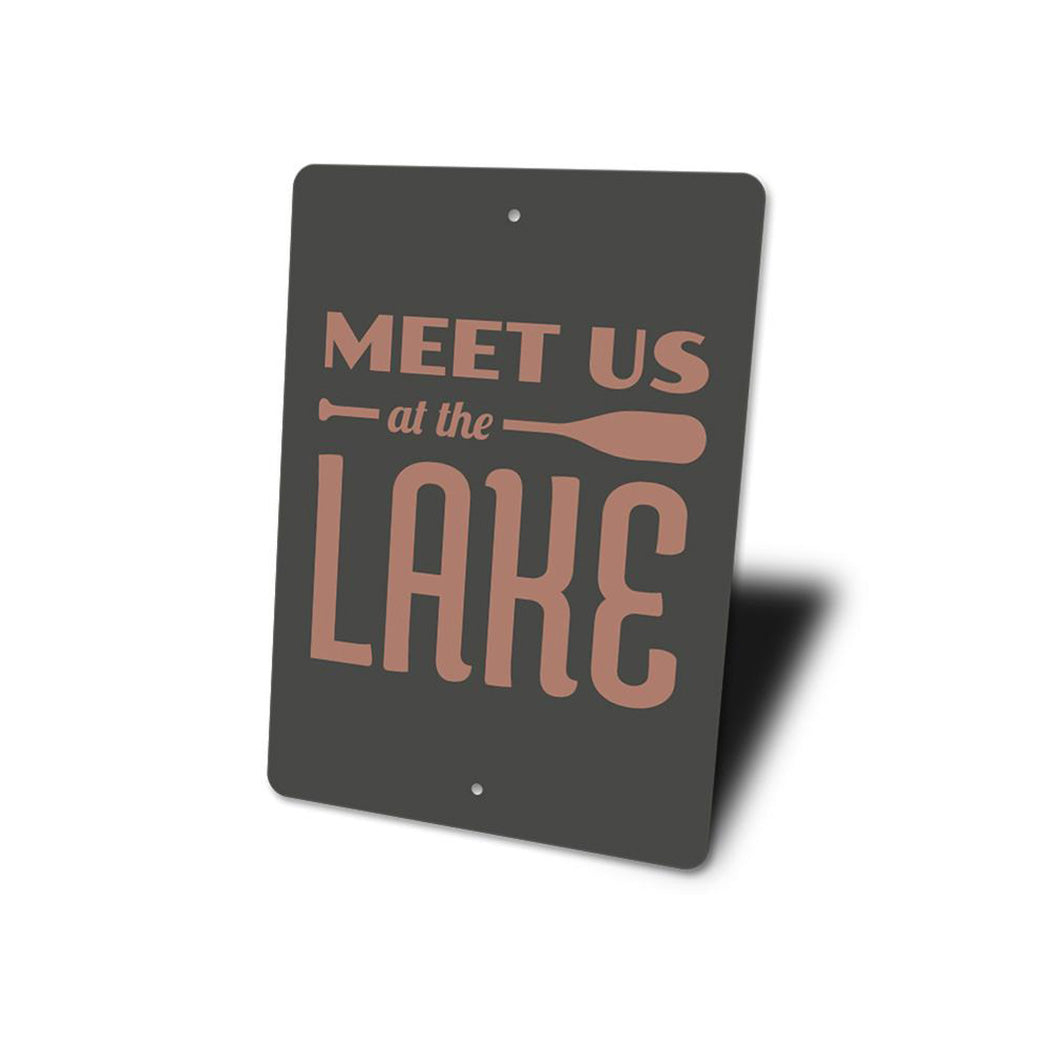 Lake Oar Sign