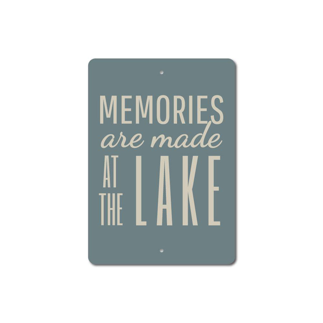 Lake Memories Sign