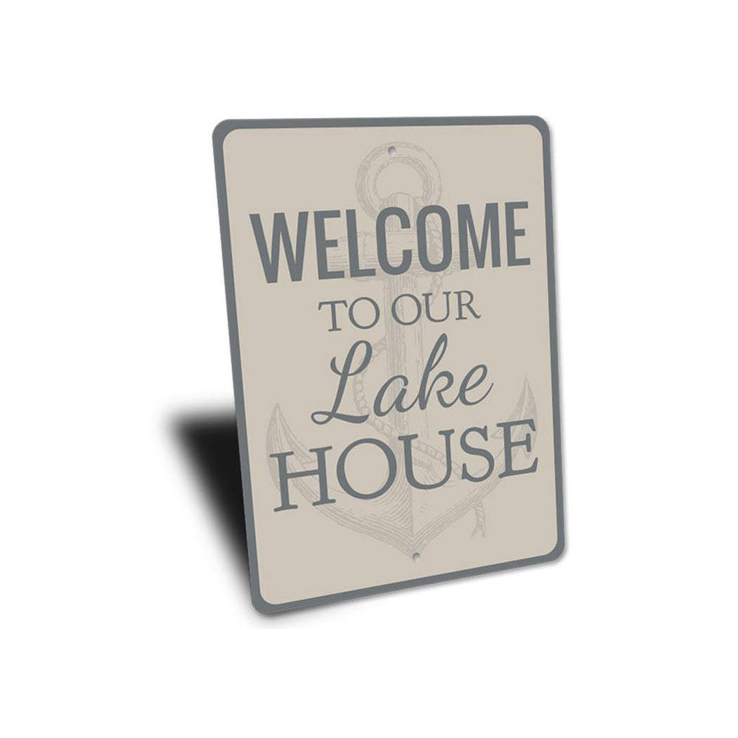 Lake House Anchor Sign