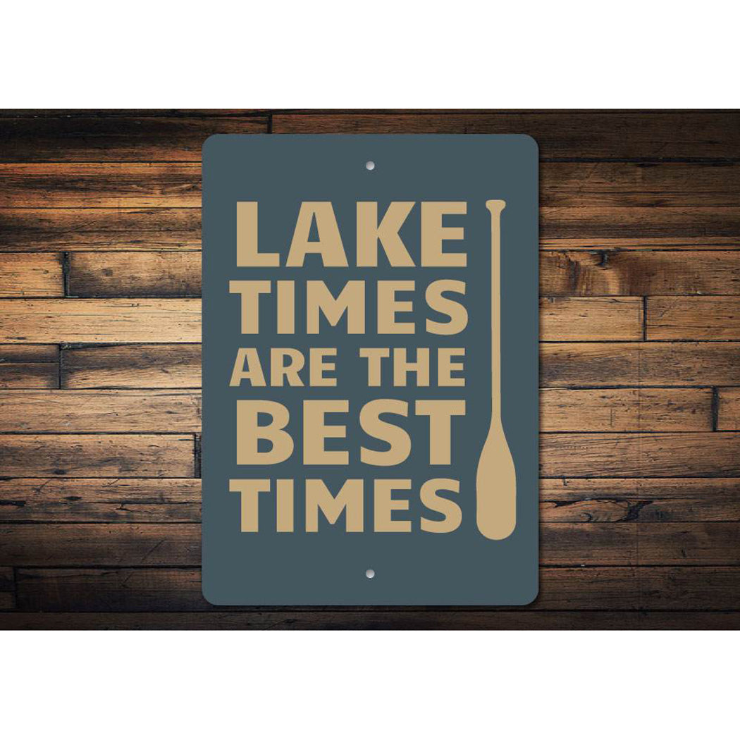 Lake Time Sign