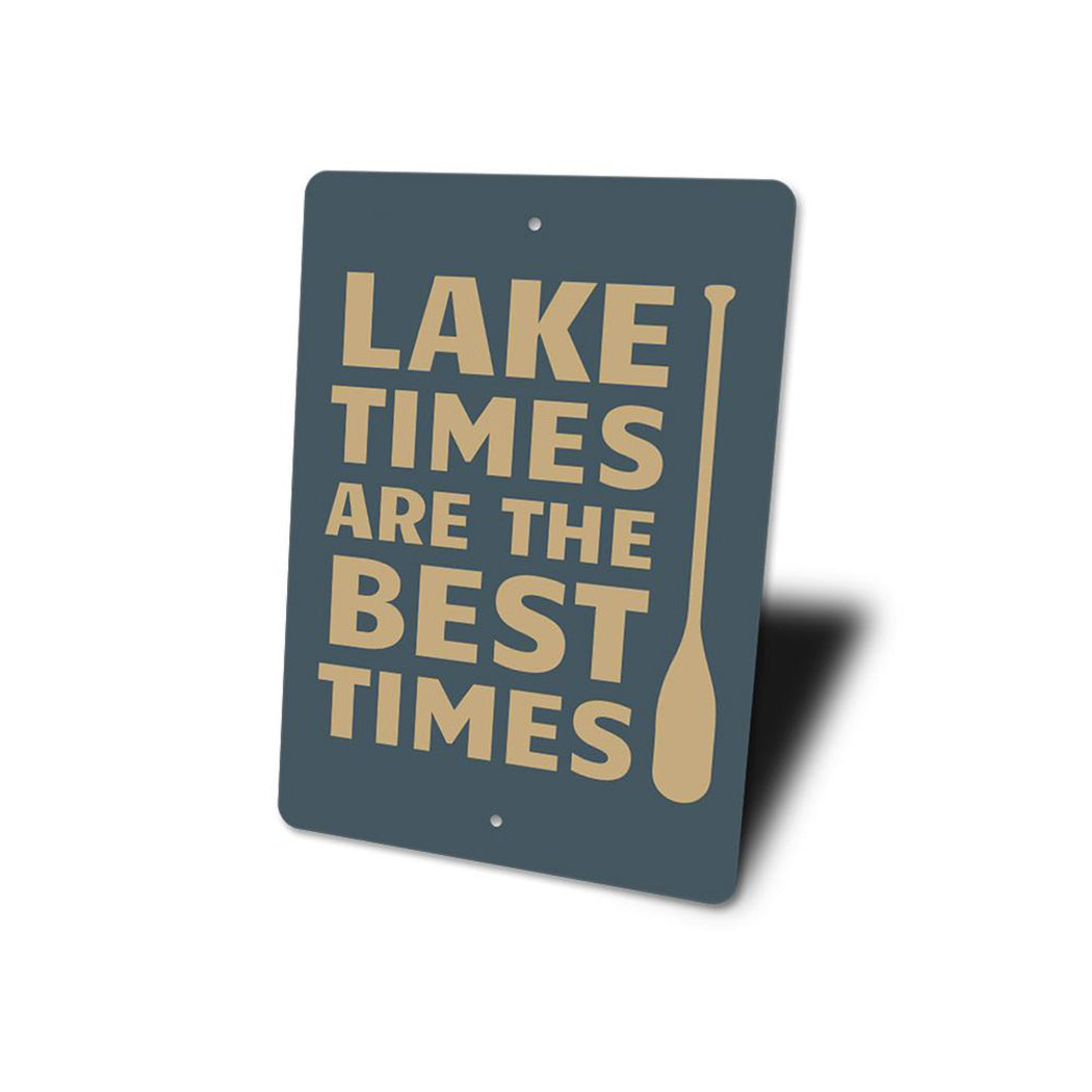 Lake Time Sign