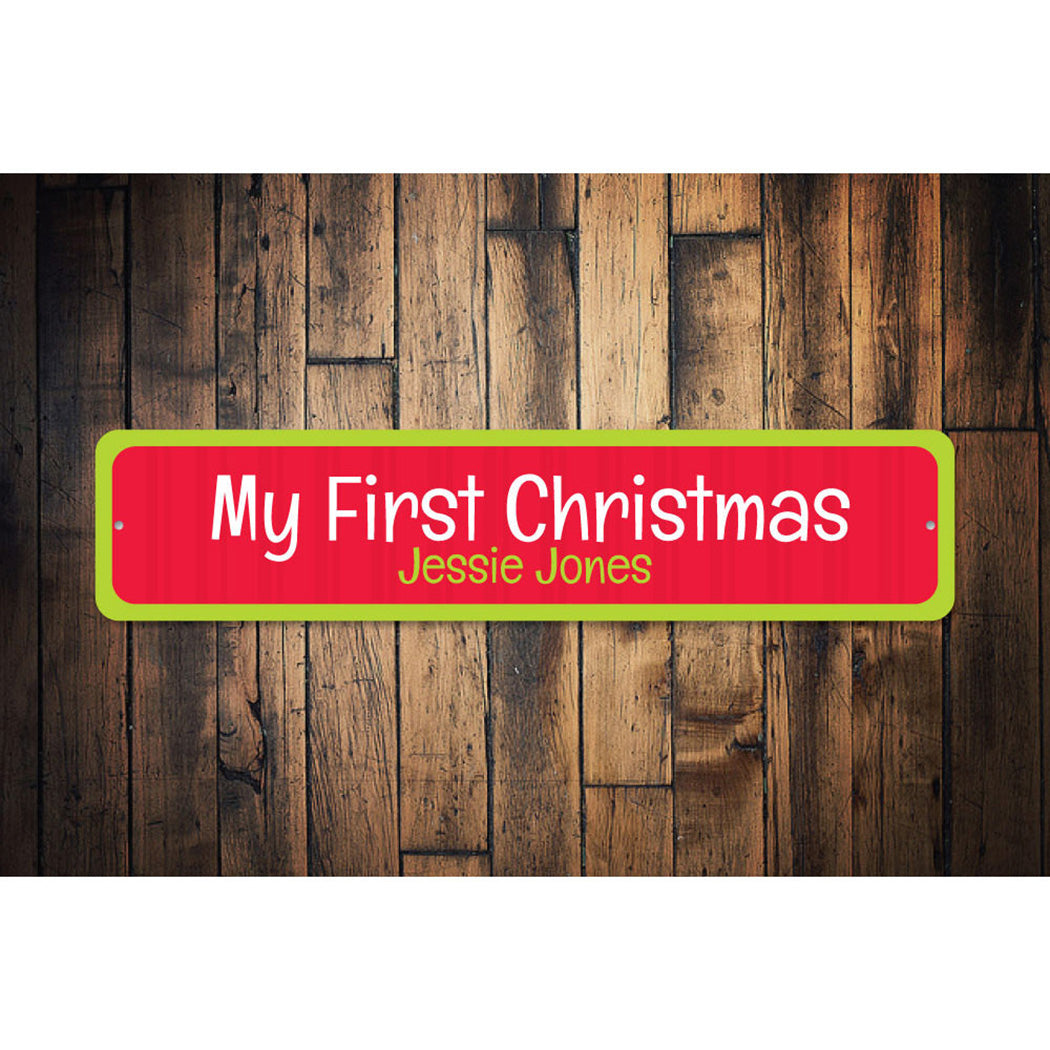 First Christmas Sign
