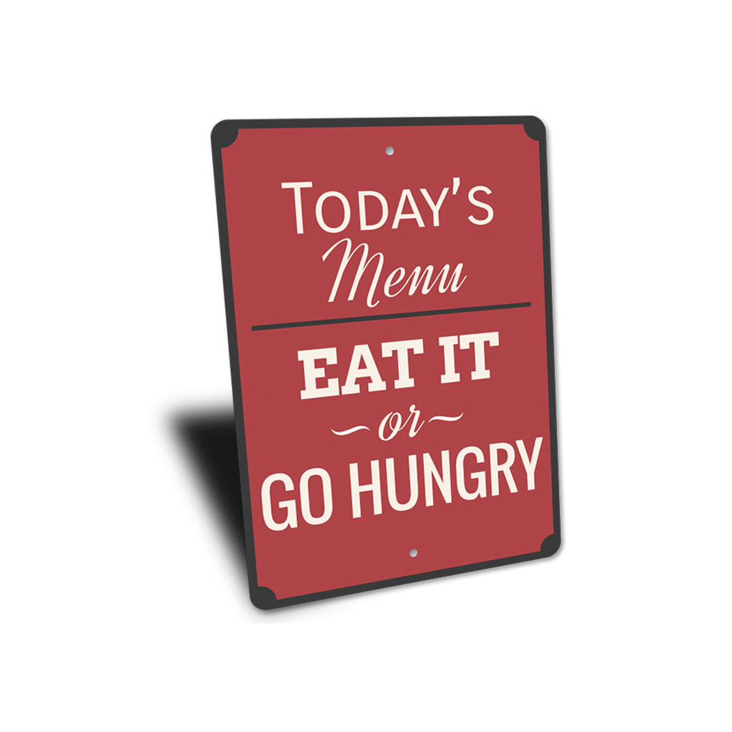 Kitchen Menu Sign